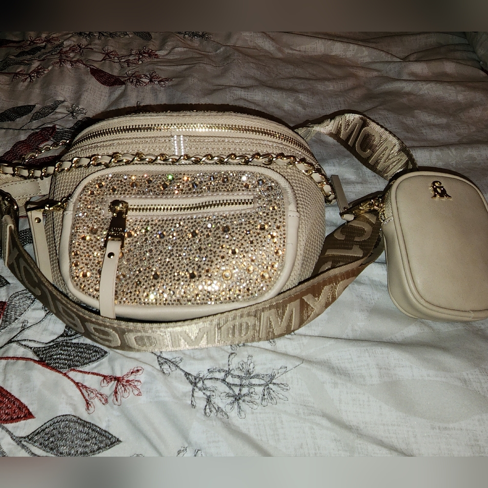 Steve Madden Women's Maxima Covertible Belt Bag Crossbody